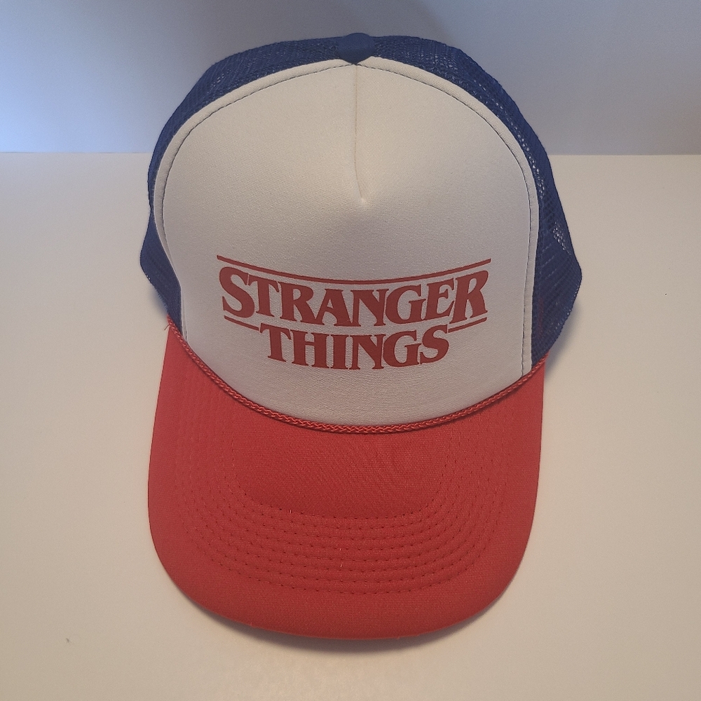 HHN 2019 Universal Studios Stranger Things Red Blue Dustin Baseball Cap Hat
